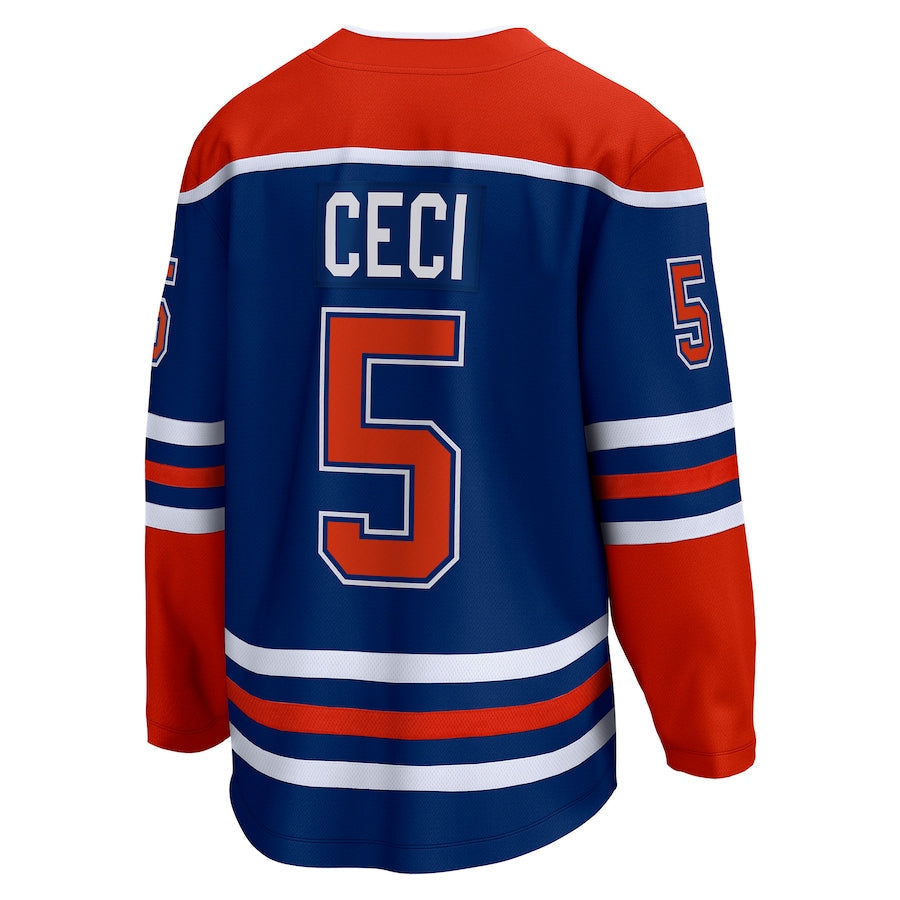 Custom #5 EDM Hockey Shirt Top