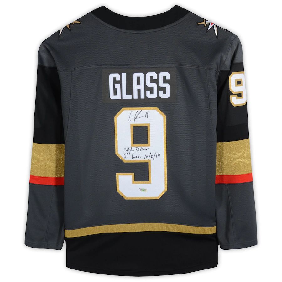 Custom #9 VGK Hockey Shirt Top