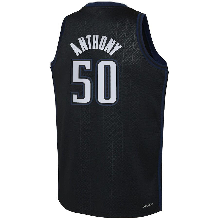 Custom #50 Black 2022 ORL Basketball Shirt Top