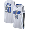 Custom #50 White 2022 ORL Basketball Shirt Top