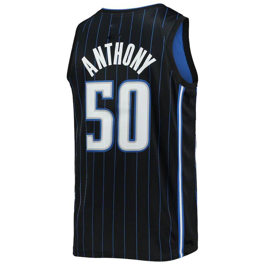 Custom #50 Black 2022 ORL Basketball Shirt Top