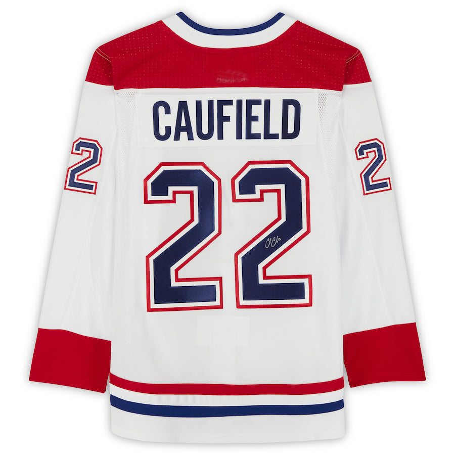 Custom #22 White MTL Hockey Shirt Top