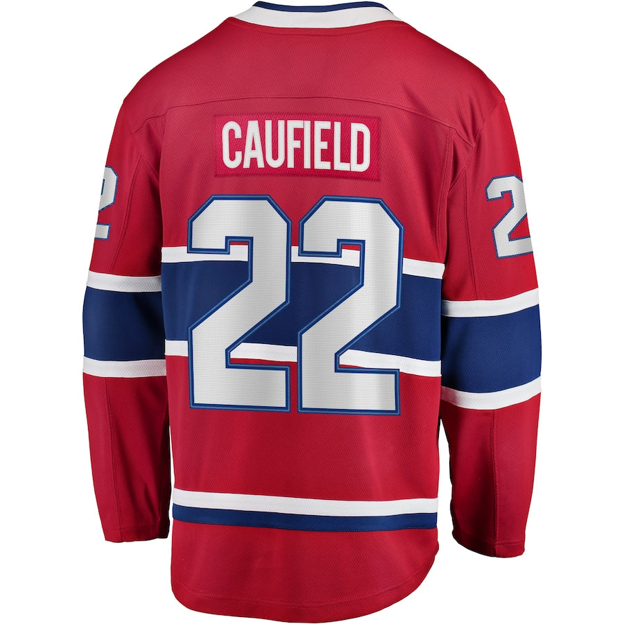 Custom #22 Red 2017 MTL Hockey Shirt Top
