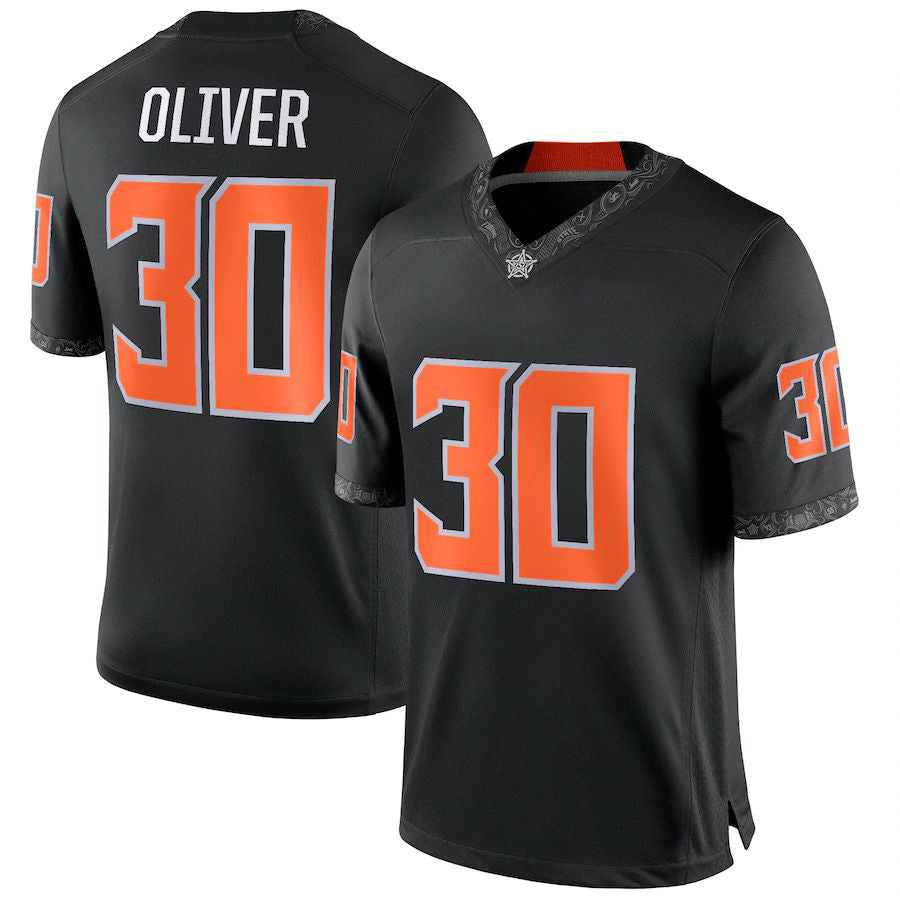 Custom #30 Black DAL Football Shirt Top