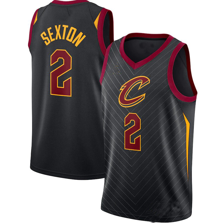 Custom #2 Black 2020 CLE Basketball Shirt Top