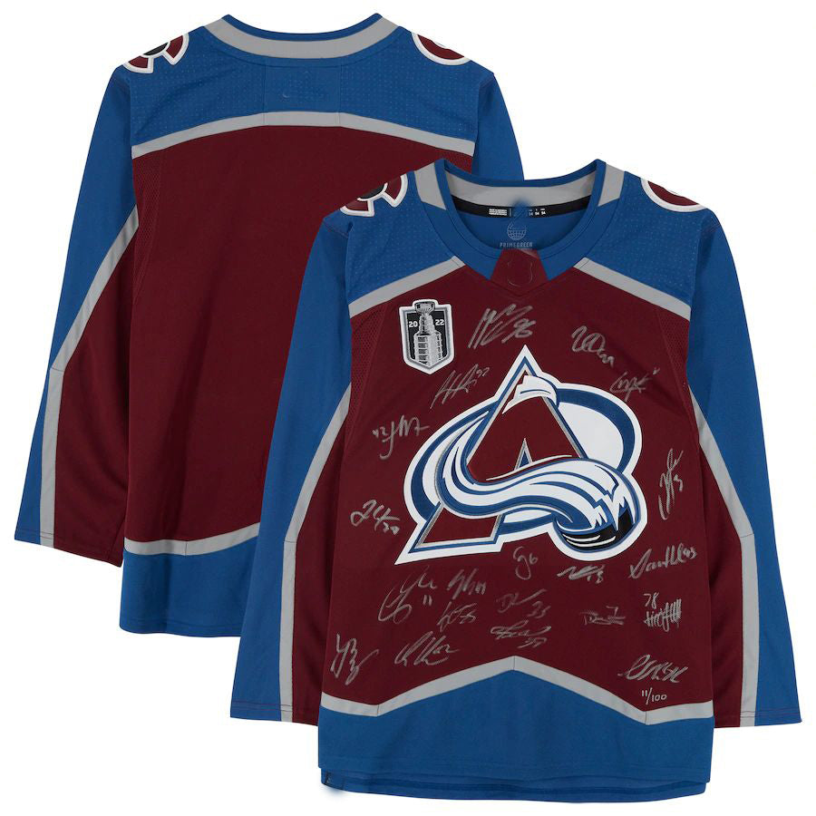Custom #100 2022 Stanley Cup COL Hockey Shirt Top