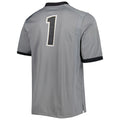 Custom #1 Silver Football Shirt Top