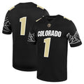 Custom #1 Black College Shirt Top