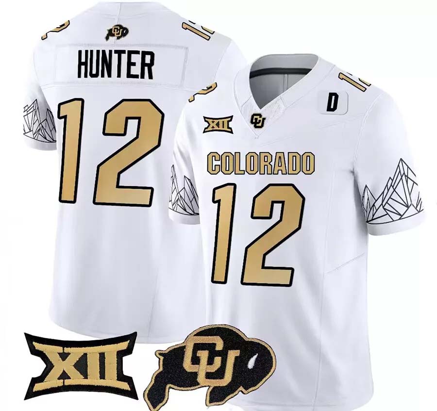 Custom #12 White 2024 Football Shirt Top