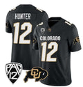Custom #12 Black 2023 Football Shirt Top