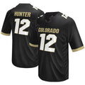 Custom #12 Black Retro Football Shirt Top