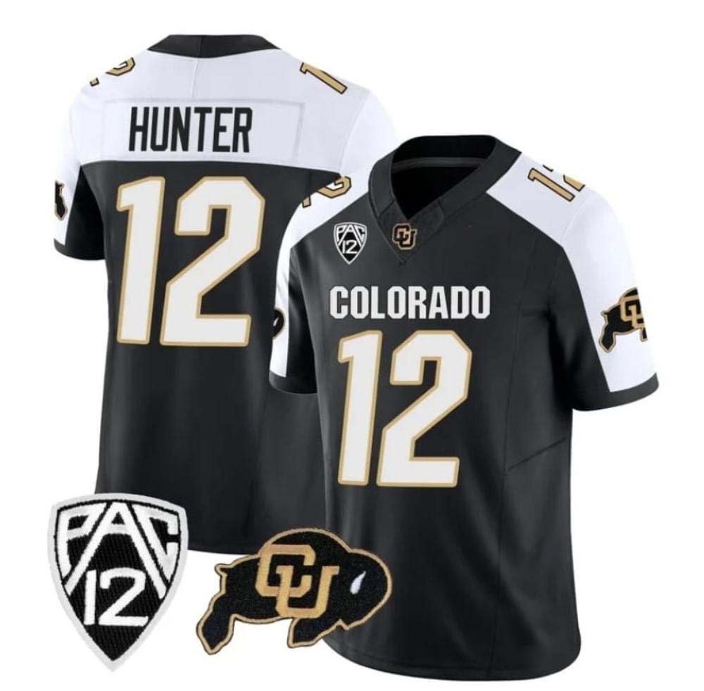 Custom #12 Black Football Shirt Top