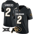 Custom #2 Black 2024 Football Shirt Top