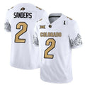 Custom #2 White 2024 Football Shirt Top