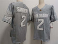 Custom #2 Grey 2024 Football Shirt Top