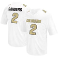 Custom #2 White Retro Football Shirt Top