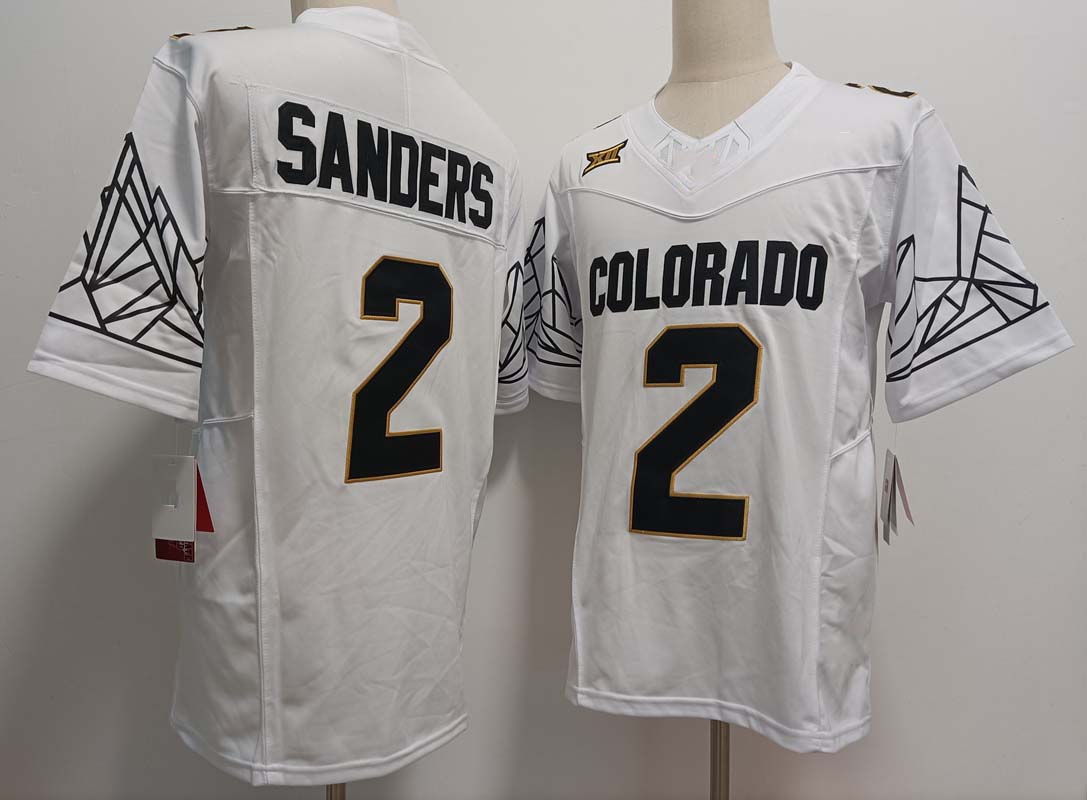 Custom #2 Black 2024 Football Shirt Top