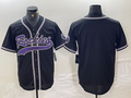 Custom Black COL Baseball Shirt Top