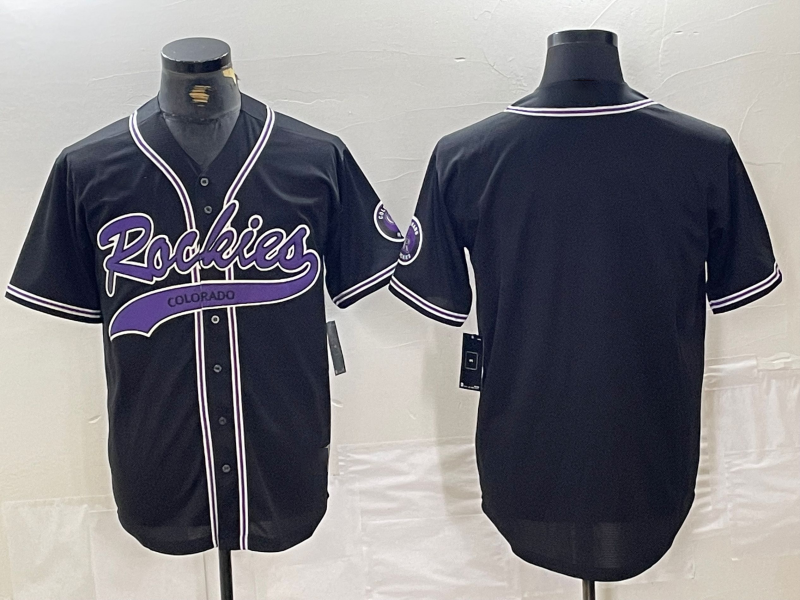 Custom Black COL Baseball Shirt Top