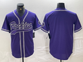 Custom Purple COL Baseball Shirt Top