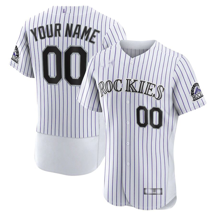 Custom White COL Baseball Shirt Top