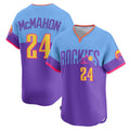 Custom #24 Light Blue 2025 City Connect COL Baseball Shirt Top