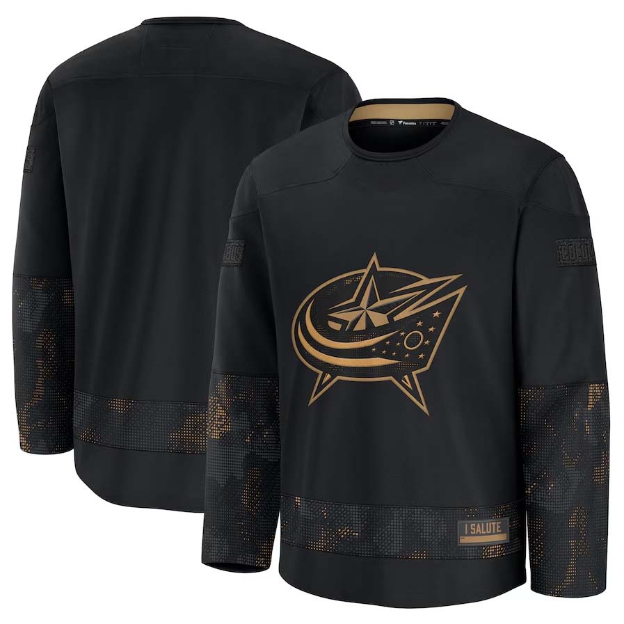 Custom Black 2024 CBJ Hockey Shirt Top