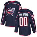 Custom Blue CBJ Hockey Shirt Top