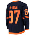 Custom #97 Navy EDM Hockey Shirt Top