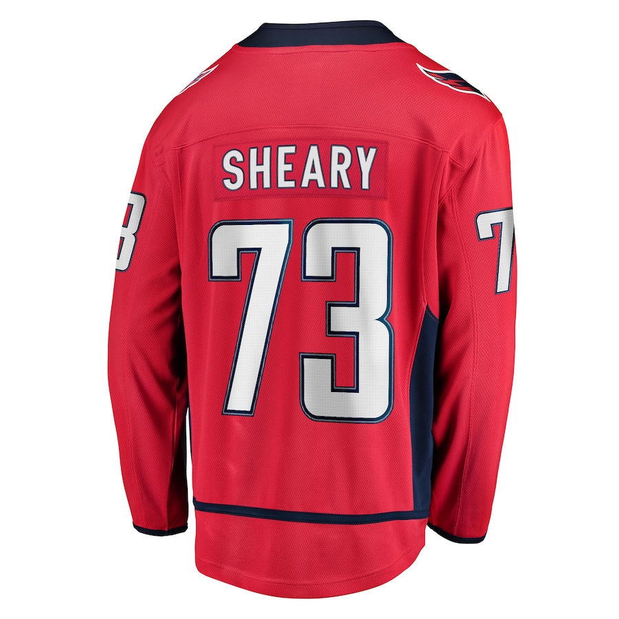 Custom #73 Red WSH Hockey Shirt Top