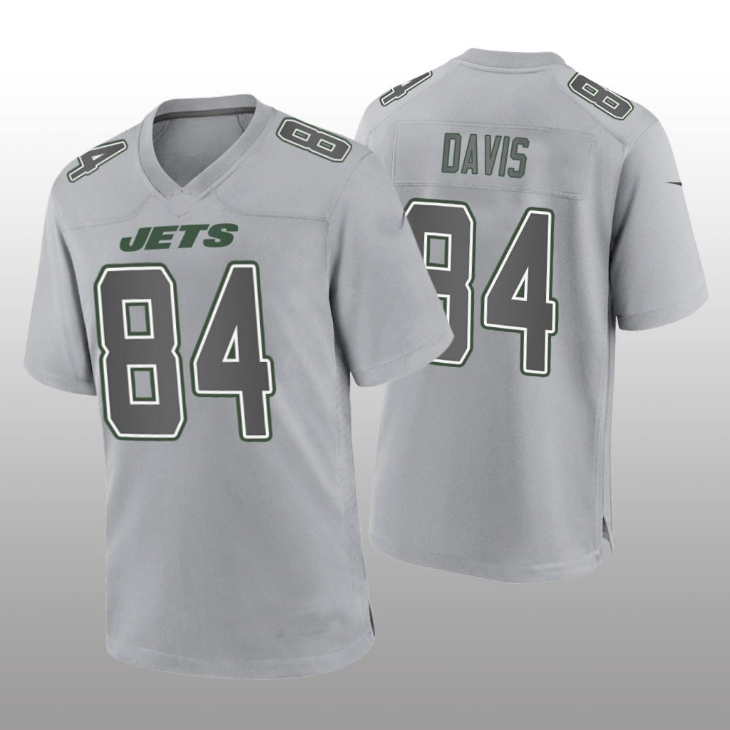 Custom #84 Gray NYJ Football Shirt Top