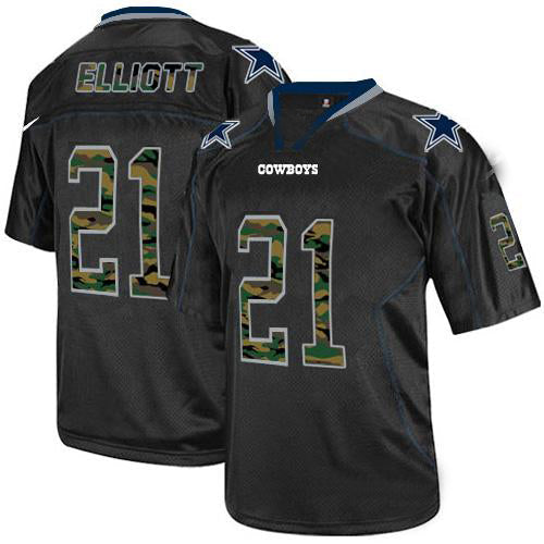 Custom #21 Black DAL Football Shirt Top