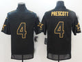 Custom #4 Black DAL Football Shirt Top