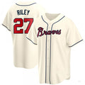 Custom #27 Cream ATL Baseball Shirt Top