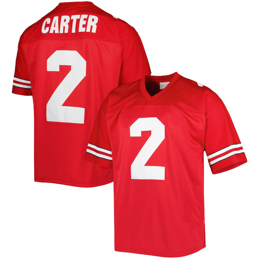 Custom #2 Scarlet Football Shirt Top
