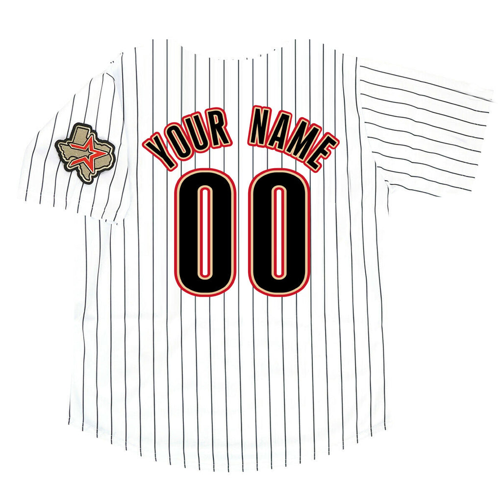 Custom Black 2012 HOU Baseball Shirt Top