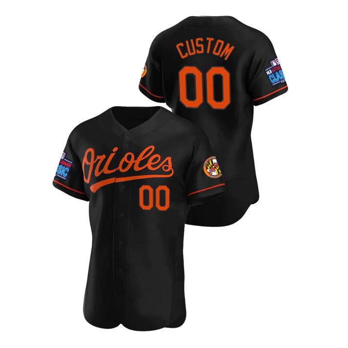 Custom Black 2022 BAL Baseball Shirt Top