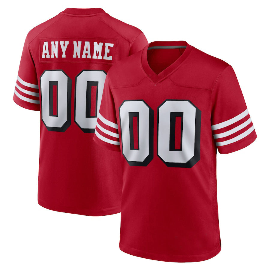 Custom Black 2022 SF Football Shirt Top
