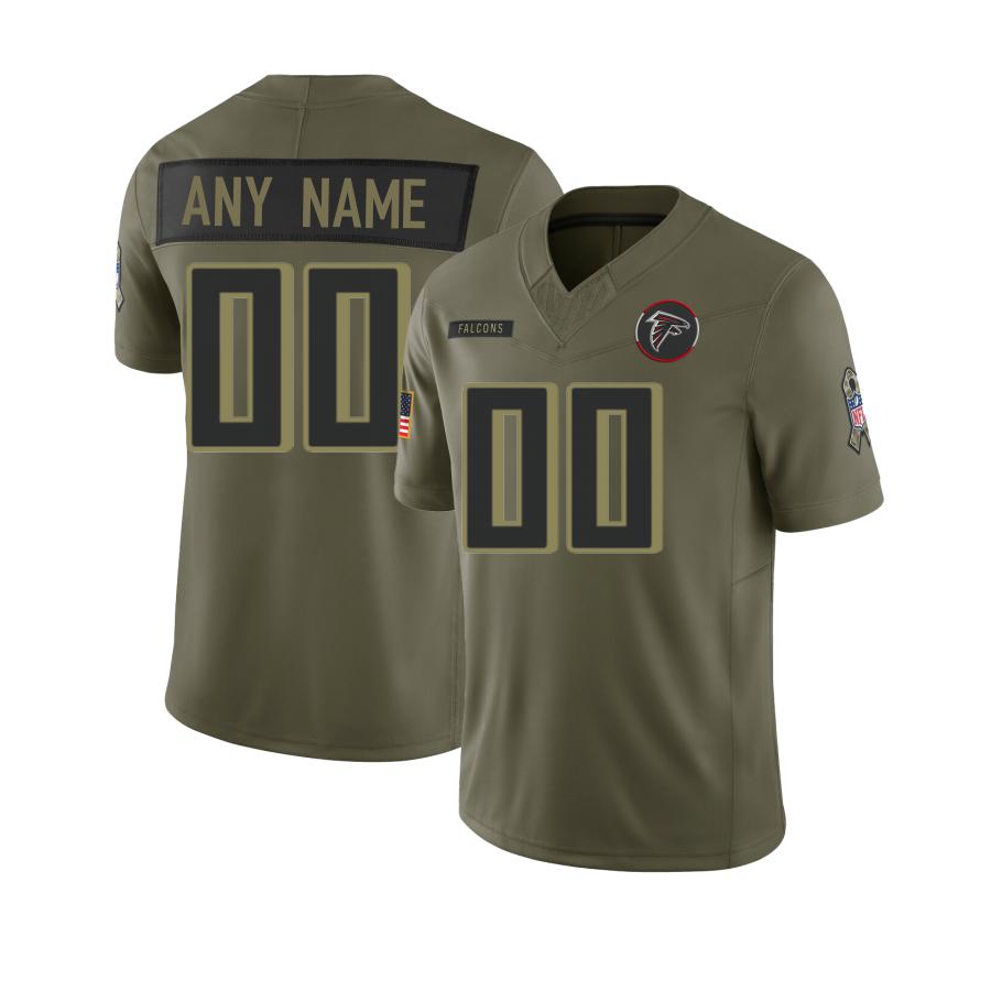Custom Olive 2025 ATL Football Shirt Top