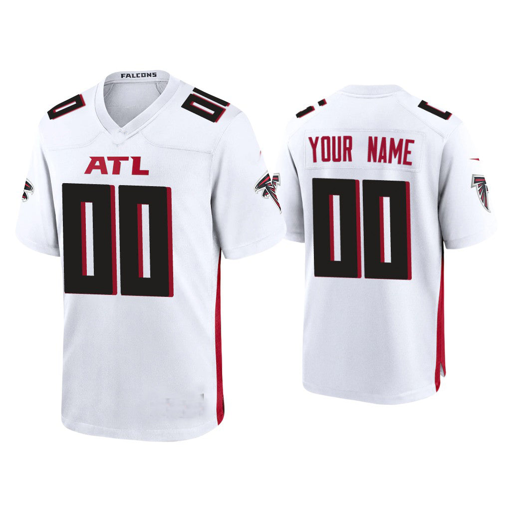 Custom White ATL Football Shirt Top