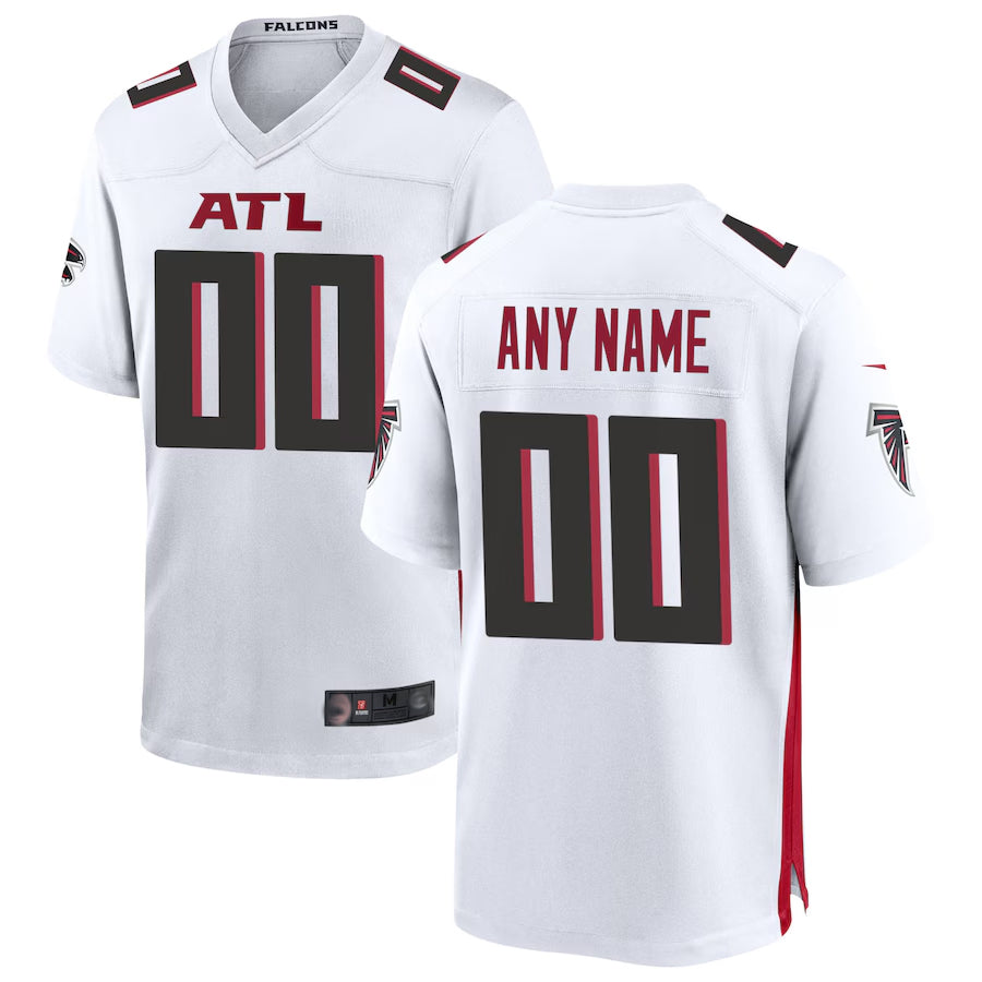 Custom White ATL Football Shirt Top
