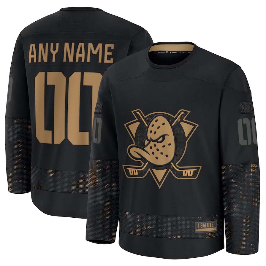 Custom Black 2024 Hockey Shirt Top