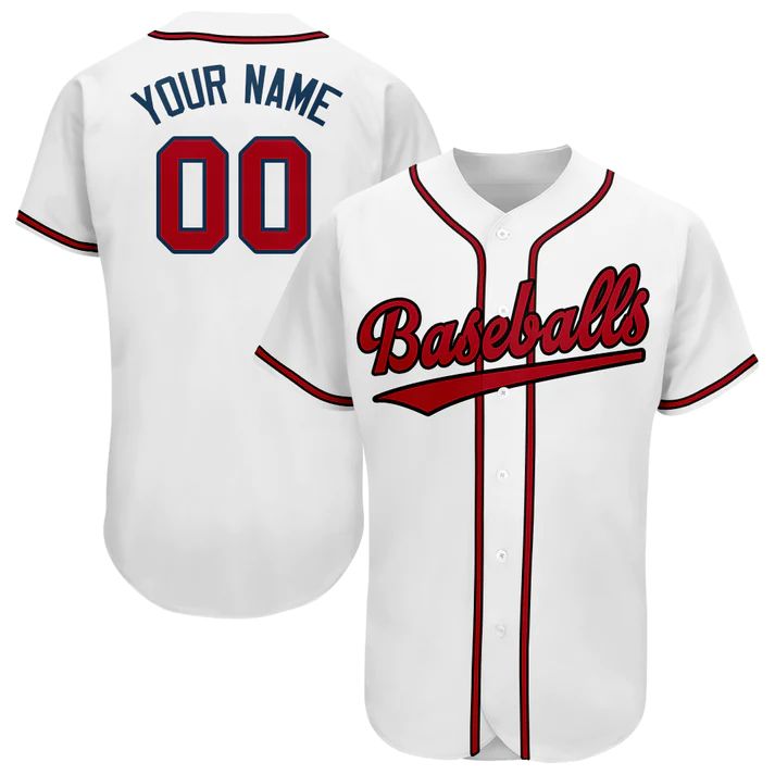 Custom ATL Baseball Shirt Top