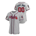 Custom Gray 2021 All Star ATL Baseball Shirt Top