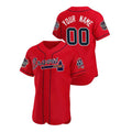 Custom Red 2021 All Star ATL Baseball Shirt Top