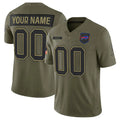 Custom Olive 2025 BUF Football Shirt Top