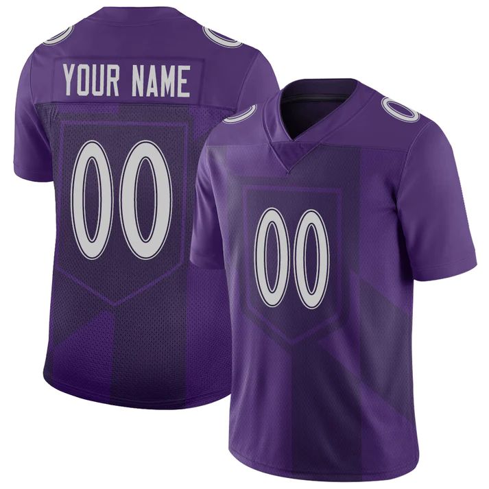 Custom Purple BAL Football Shirt Top