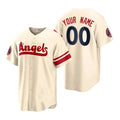 Custom Cream 2022 City Connect LAA Baseball Shirt Top