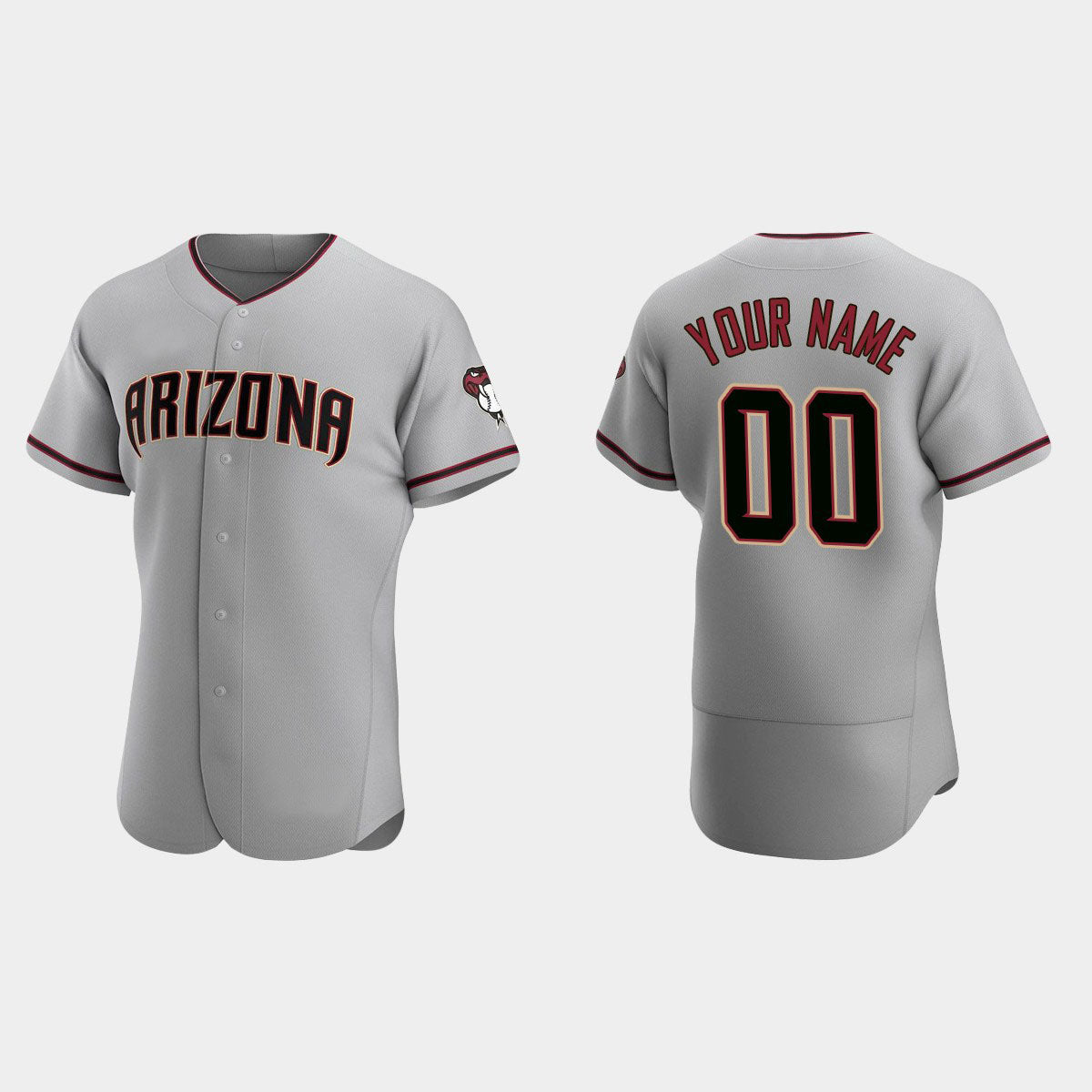 Custom Gray 2022 Baseball Shirt Top
