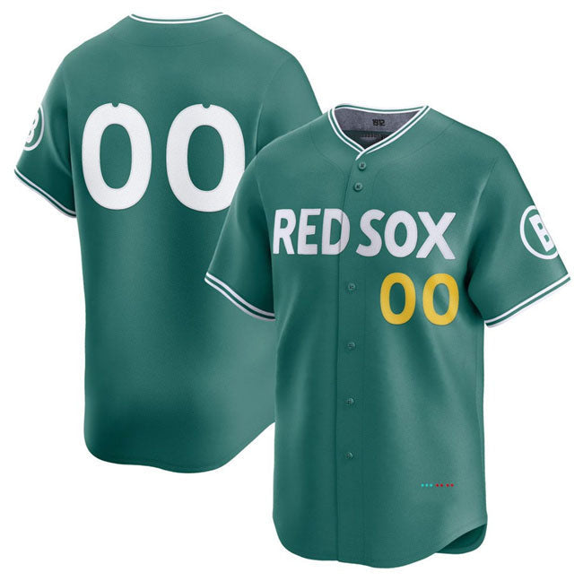 Custom Red 2025 City Connect BOS Baseball Shirt Top